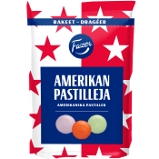 Amerikanska Pastiller 175g Fazer.