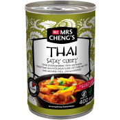 Grytbas Thai satay curry Medium 400ml Mrs Chengs.
