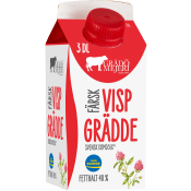 Vispgrädde 40% 3dl Grådö Mejeri.