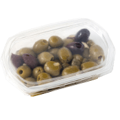 Grekiska Oliver Med Vitlök & Kapris 140g Engelmanns.