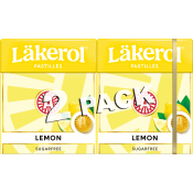Classic Lemon sockerfri 2p 50g Läkerol.