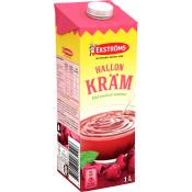 Hallonkräm 1l Ekströms.
