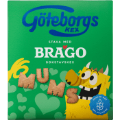 Bokstavskex 160g Brago.