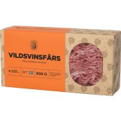 Vildsvinsfärs 500g GW:s utvalda.