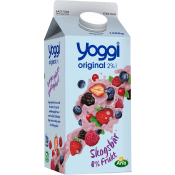 Yoghurt Original Skogsbär 2% 1500g Yoggi®.