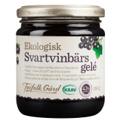 Svartvinbärsgelé 350g KRAV Torfolk Gård.