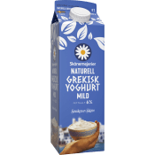 Yoghurt Grekisk Naturell Mild 6% 1000g Skånemejerier.