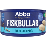 Fiskbullar i buljong 375g Abba.
