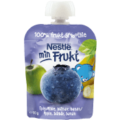 Min frukt Äpple & blåbär Från 5m 90g Nestle.