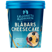 Glass Blåbärscheesecake 500ml Lejonet & Björnen.