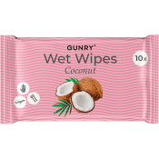 Wet Wipes coconut 10-p Gunry.