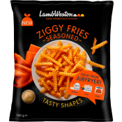 Ziggy Seasoned Fries 750g Lamb weston.
