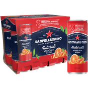 Sparkling drink Aranciata Rossa 6-p 33cl San Pellegrino.