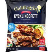 Grillade kycklingspett grillkryddade Fryst 480g Guldfågeln.