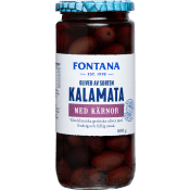 Oliver Kalamata med kärnor 500g Fontana.