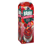Smoothie Hallon Jordgubb Blåbär 1l Bravo.