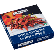 Kräftor Fryst 20-p 700g Pandalus.