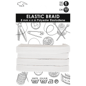 Resårband Vit 6mx8mm Falk.