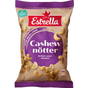 Cashewnötter Rostad & Salt 150g Estrella.