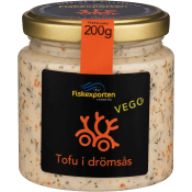 Tofu i drömsås 200g Fiskexporten.
