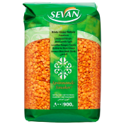 Röda linser 900g Sevan.
