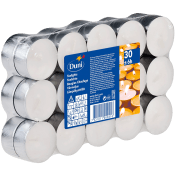 Värmeljus 6h Vit 30-pack Duni.