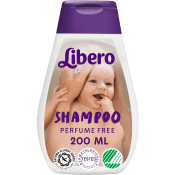 Barnschampo Oparfymerad 200ml Miljömärk Libero.