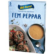 Fem Peppar Bistro 2,5dl 3-p Blå Band.