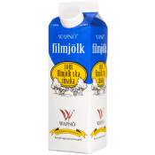 Filmjölk 3% 1l Wapnö.