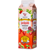 Yoghurt Jordgubb 1000g Wapnö.