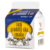 Gräddfil 12% 3dl Wapnö.