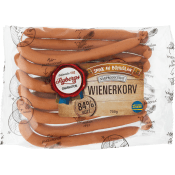 Wienerkorv 84% Kötthalt 700g Rybergs Charkuteri.