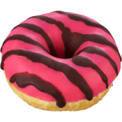 Donut Mini Pink Choco Stripes 20g Bageri La Lorraine.