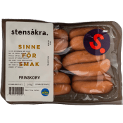 Prinskorv 70% Kötthalt 375g Stensåkra.