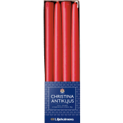 Antikljus Christina Röd 8-p Liljeholmens.