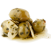 Cerignolaoliver med Parmesan 1,6kg Ridderheims.