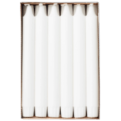 Kronljus Vit Stearin 20cm 30-p ICA.