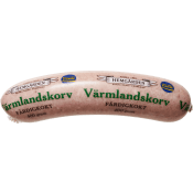 Värmlandskorv Färdigkokt 400g Hemgården.
