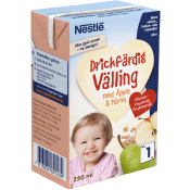 Välling Äpple & Päron Drickfärdig Från 1år 250ml Nestle.