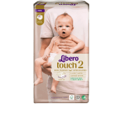 Blöjor Touch Strl 2 3-6kg 64-p Miljömärkt Libero.
