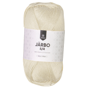 Virkgarn 8/4 Oblekt 50g Järbo.