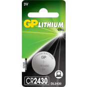 Batteri GP Knappcell Lithium CR2430 1-p Batteristen.