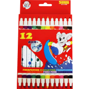 Fiberpennor dubbelspets 12-p Sense.