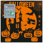 Servett Halloween 33cm 20-p ICA.