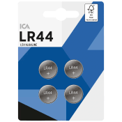 Knappcellsbatteri LR44 4-p ICA.