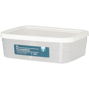 Förvaringsburk Vit 1,2l 1-p ICA.