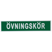 Övningskörningsskylt magnetisk.