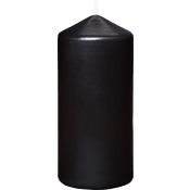 Blockljus Svart 15cm ICA.