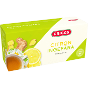 Grönt te Citron & ingefära 20-p Friggs.