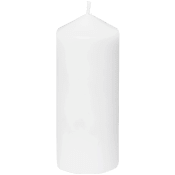 Blockljus Vit 18cm ICA.